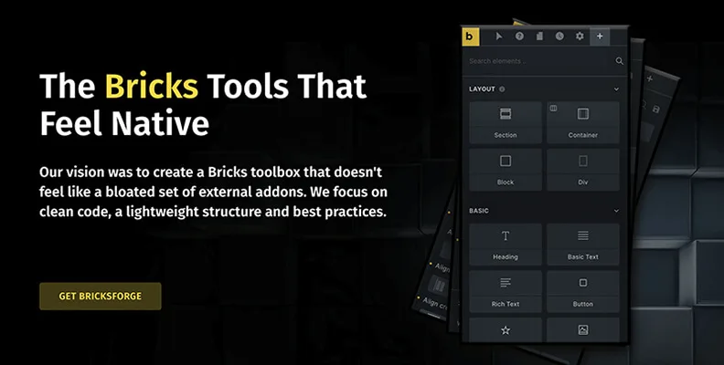 Bricksforge v3.1.7.1 – 壮大你的 Bricks Builder 编辑器 Bricksforge v3.1.7.1 – 壮大你的 Bricks Builder 编辑器