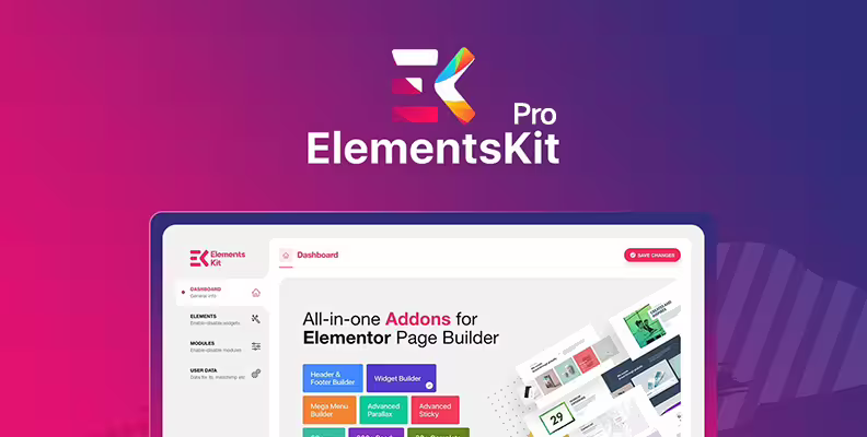 ElementsKit PRO v4.1.2 汉化版 – Elementor 工具包 ElementsKit PRO v4.1.2 汉化版 – Elementor 工具包