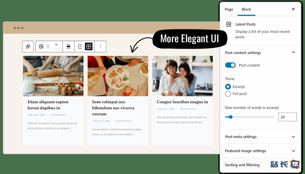 Astra WordPress 主题 块编辑器演示