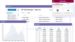 支持 Elementor 表格编辑