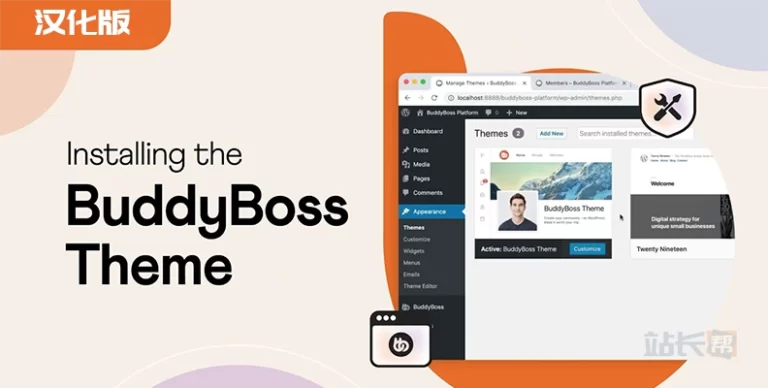 BuddyBoss Theme v2.13.0 汉化版 WordPress社区主题