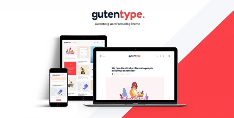 Gutentype v2.1.11 汉化版 – 100%古腾堡博客杂志主题