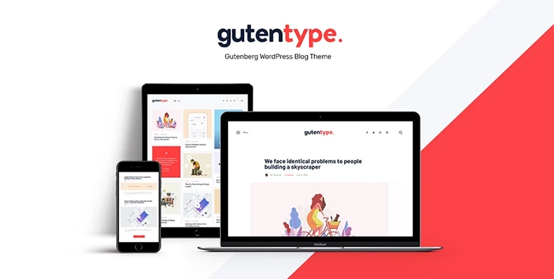 Gutentype v2.1.12 汉化版 – 100%古腾堡博客杂志主题